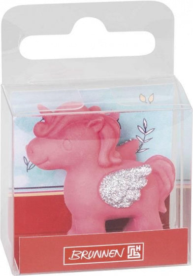 gum Unicorn Princess meisjes 4 x 4 cm rubber roze