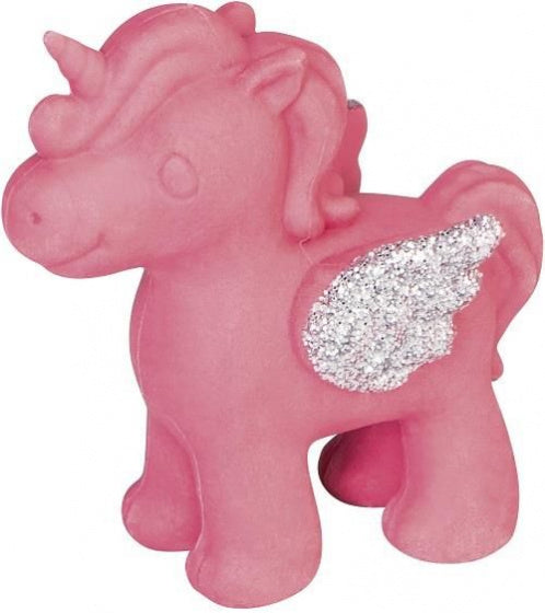 gum Unicorn Princess meisjes 4 x 4 cm rubber roze