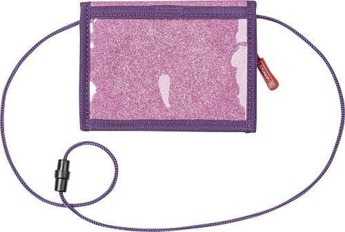 klittenbandportemonnee Unicorn 13 x 10 cm textiel roze