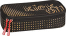pennenetui Kick Off 22 x 11 cm zwart/goud