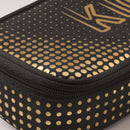 pennenetui Kick Off 22 x 11 cm zwart/goud