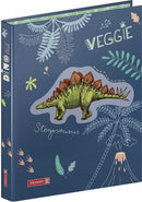 ringband Dino 21 x 29,7 x 2 cm donkerblauw karton