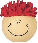 stressbal Warhoofd 6 cm rood