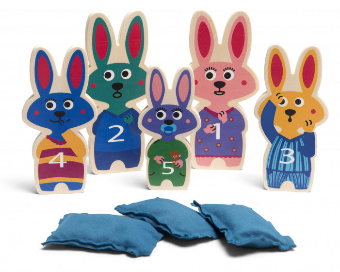 BS Toys Balwerpen Bunnies Hout - Werpspel