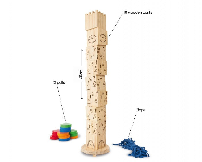 behendigheidsspel Tower of Balance 65 cm blank