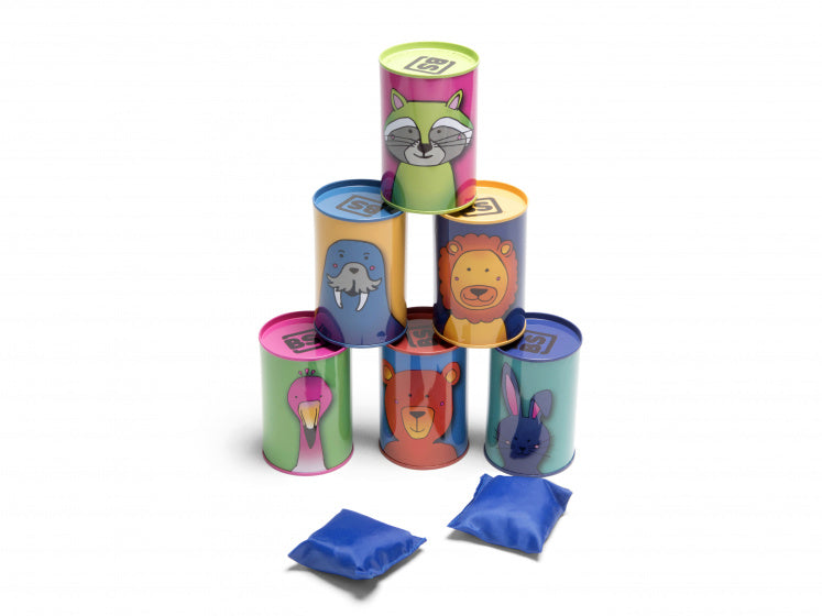 BS Toys Blikwerpen Wildlife, 9dlg.