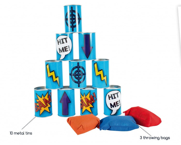 BS Toys Blikwerpen Blauw, 13dlg.