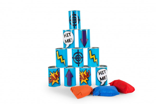 BS Toys Blikwerpen Blauw, 13dlg.