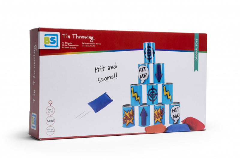BS Toys Blikwerpen Blauw, 13dlg.