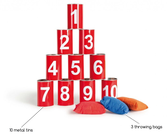 BS Toys Blikwerpen Rood, 13dlg.