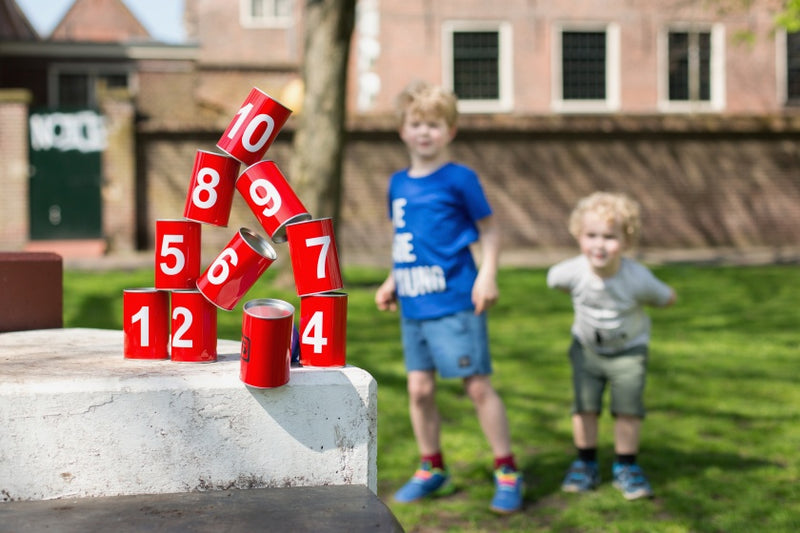 BS Toys Blikwerpen Rood, 13dlg.
