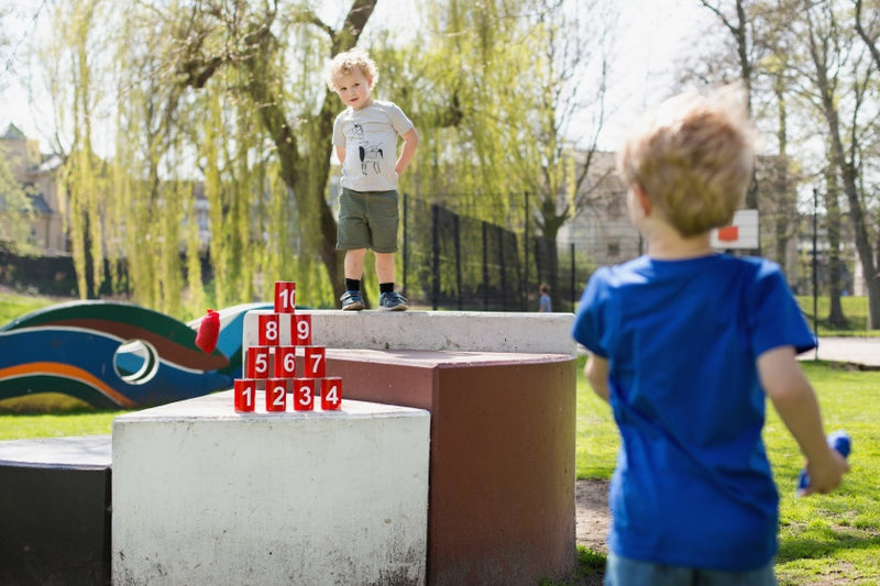 BS Toys Blikwerpen Rood, 13dlg.