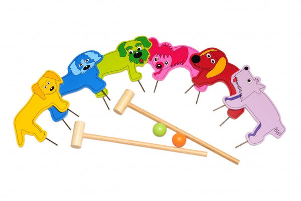 BS Toys Houten Croquet Junior Buitenspel