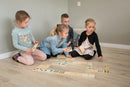 dikke dieren domino hout 24-delig