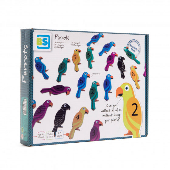 gezelschapsspel Papegaaien 29 cm karton
