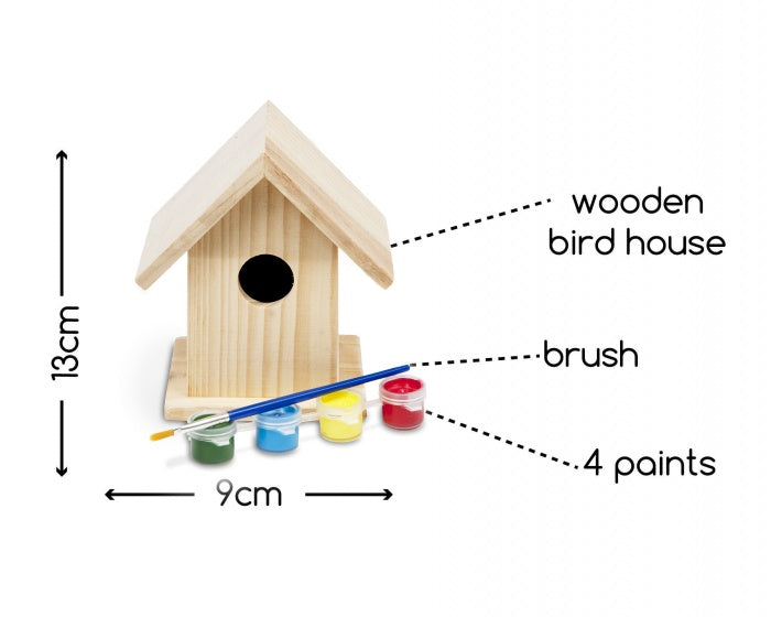 BS Toys Maak je eigen Houten Vogelhuisje Bouwset