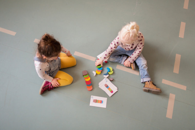 BS Toys IJs Creaties Hout - Balans en Stapelspel