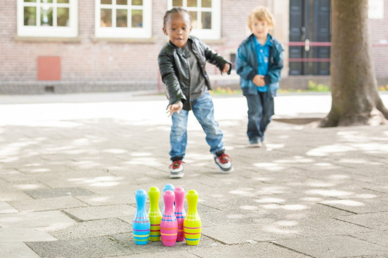 BS Toys Houten Bowlingset Skittels Junior, 7dlg.