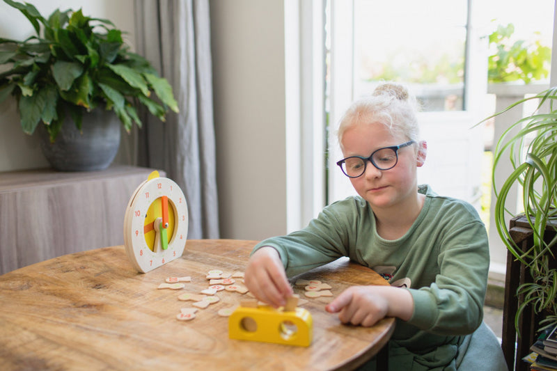 BS Toys Houten Leerklok - Kinderspel