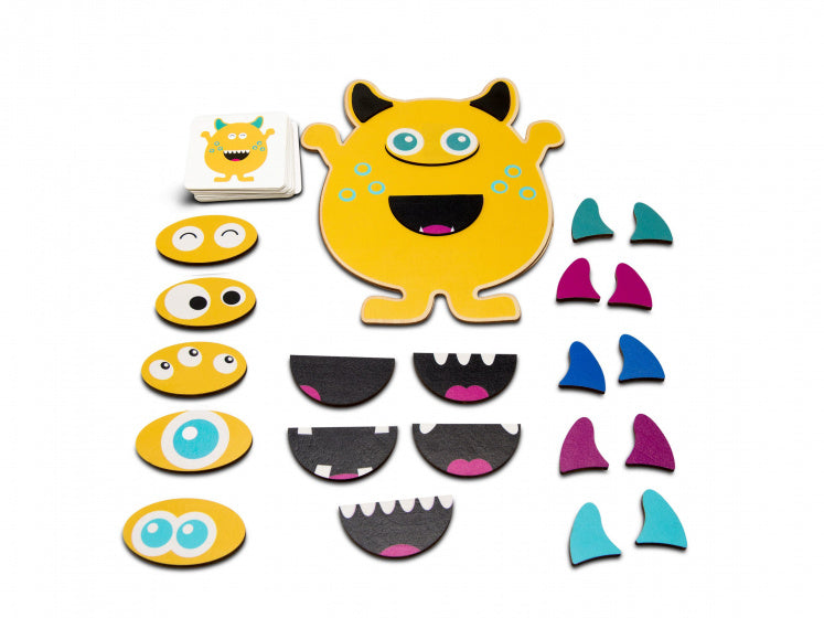 BS Toys Monster Tweelingen Hout - Kinderspel