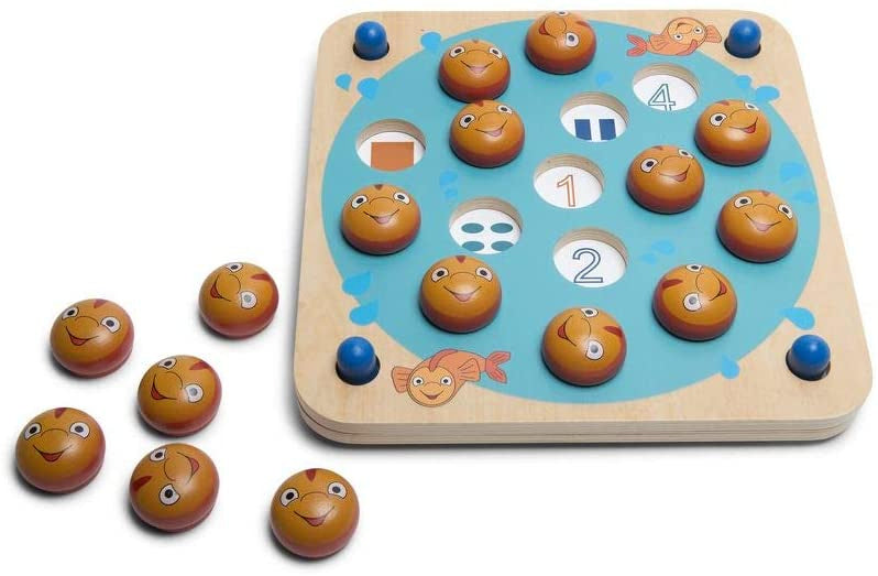 BS Toys Houten Memospel Vis, 20dlg.