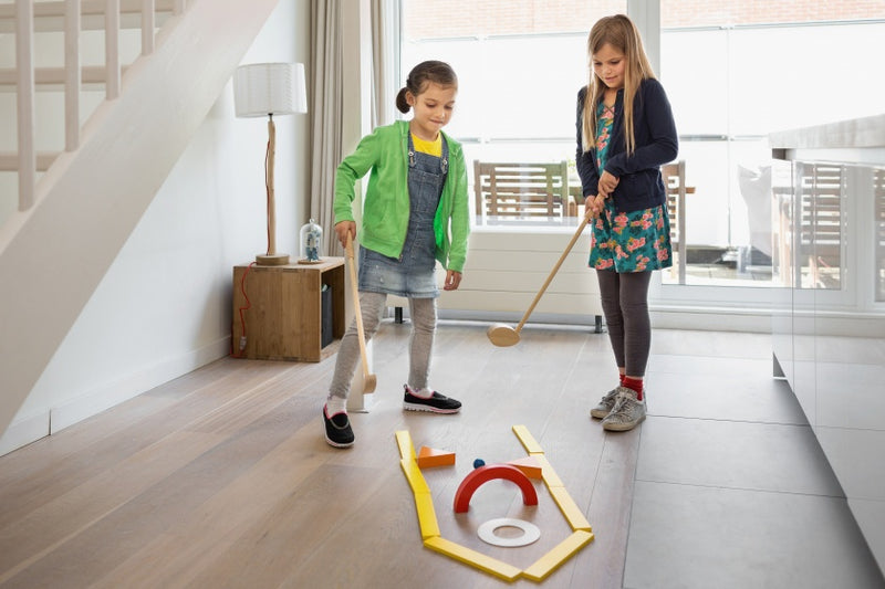 mini golfbaan hout 15-delig