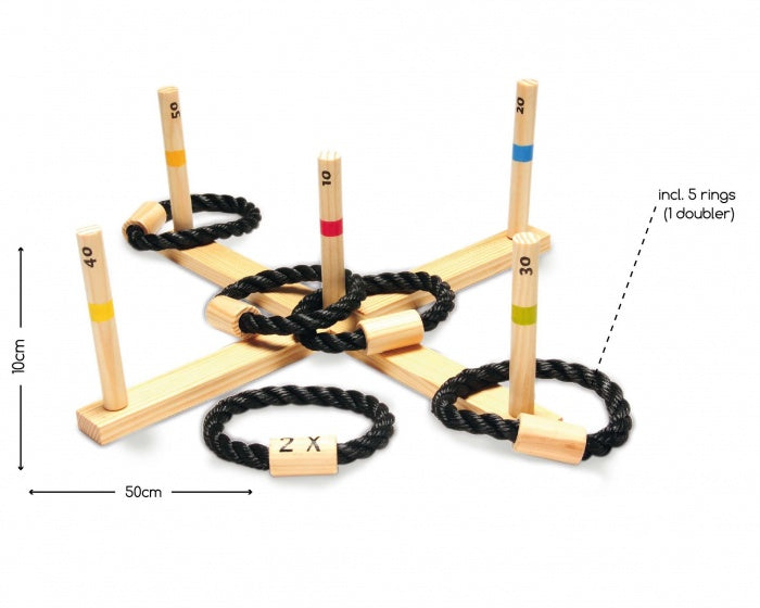 BS Toys Houten Ringwerpspel, 6dlg.