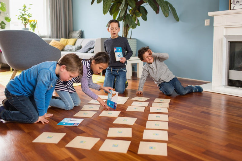 wereldspel memory 120 cm 30-delig blank