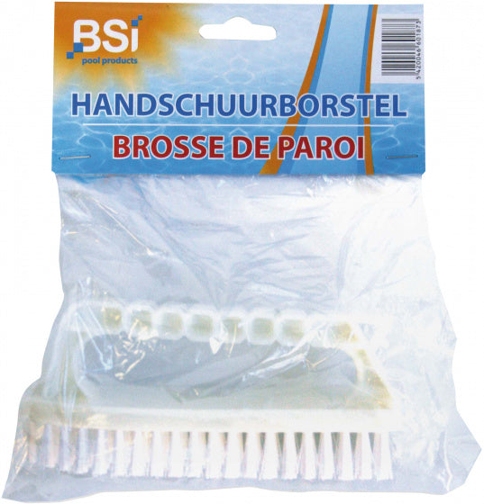 zwembadhandschuurborstel wit