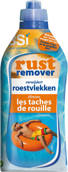 zwembadreinigingsmiddel Rust Remover 1 liter blauw/oranje