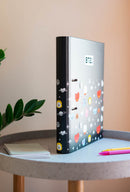 ringband junior 2-rings A4 32 x 28 cm karton zwart/wit