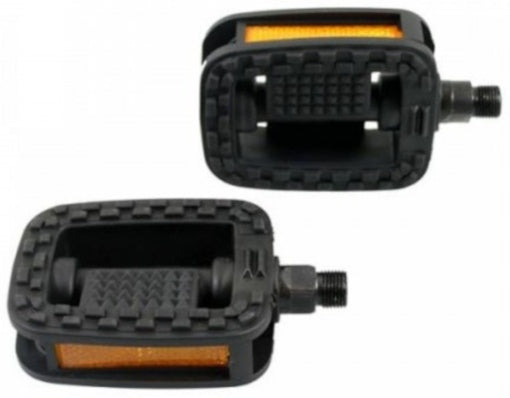 pedalen set 9/16 inch stadsfiets zwart