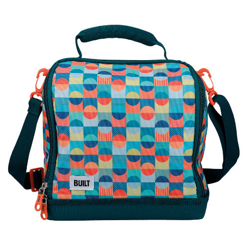 koeltas Retro 8 liter 18,5 x 26 cm polyester groen