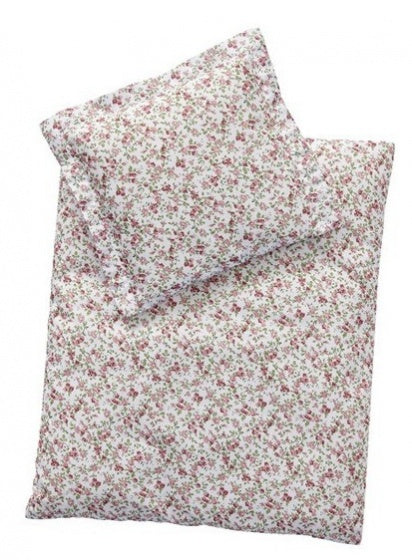 babypop beddengoed wit/roze 44x35 cm