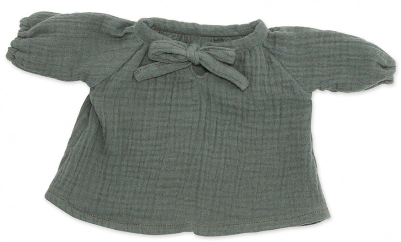 babypopkleding Blouse meisjes 38-42 cm katoen groen