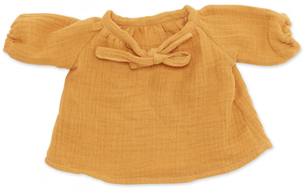 babypopkleding Blouse meisjes 38-42 cm katoen geel