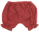 babypopkleding Broek meisjes 38-42 cm katoen bordeaux