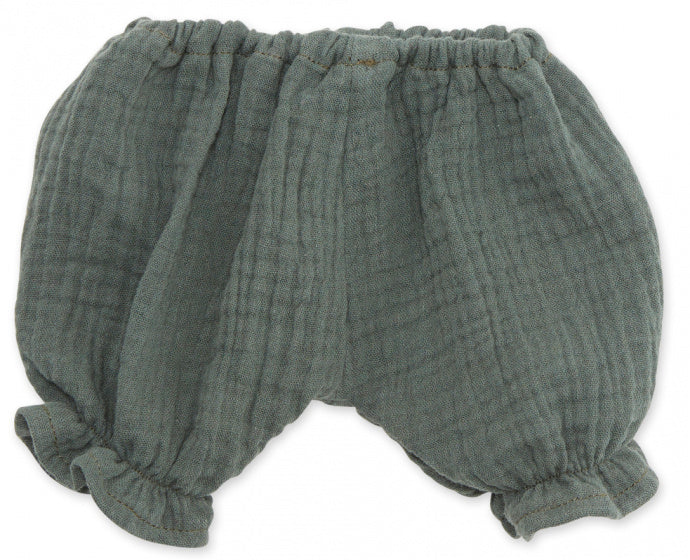 babypopkleding Broek meisjes 38-42 cm katoen groen