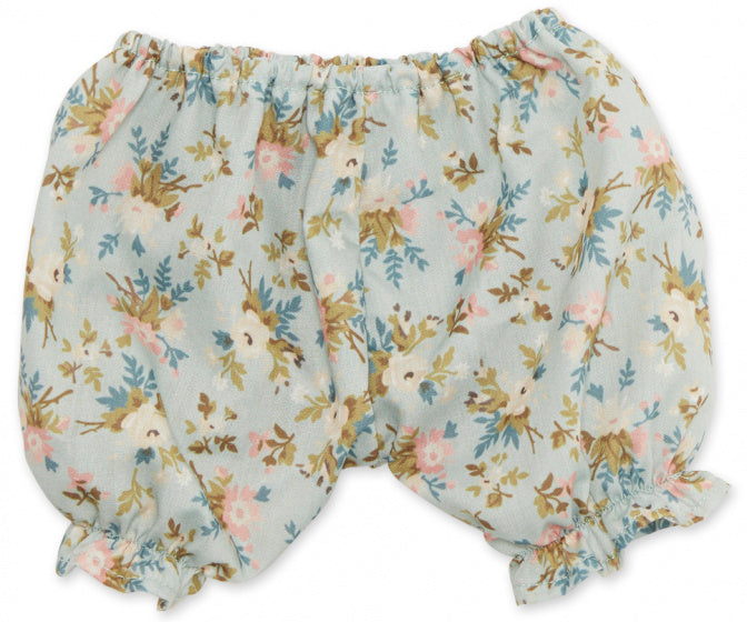 babypopkleding Flowers meisjes 38-42 cm katoen mint