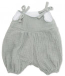 babypopkleding Jumpsuit meisjes 38-42 cm katoen mint