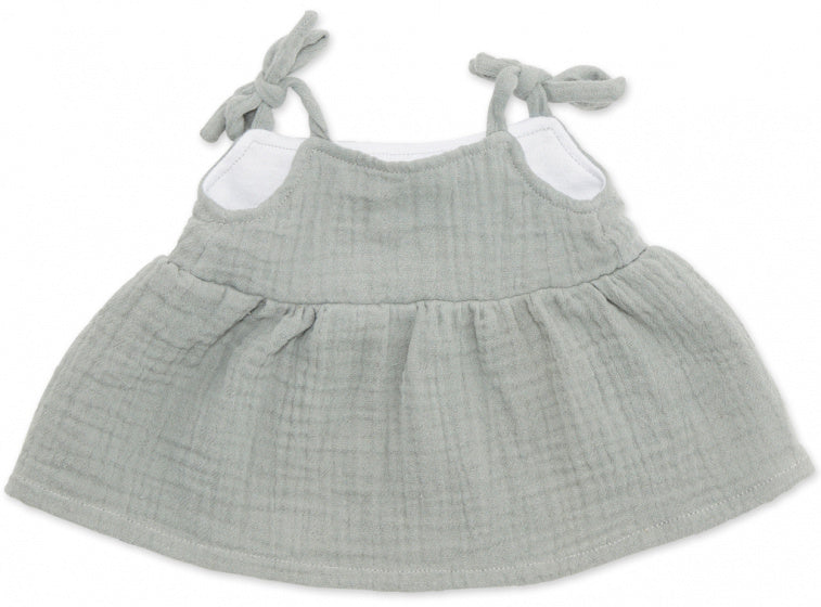 babypopkleding Jurkje meisjes 38-42 cm katoen mint