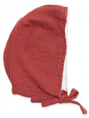 babypopkleding Mutsje meisjes 38-42 cm katoen bordeaux