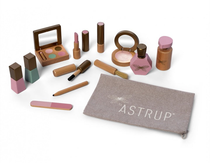 houten make-up set 13-delig