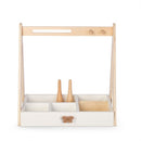 houten sieradenkistje 30,5 cm wit