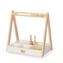 houten sieradenkistje 30,5 cm wit