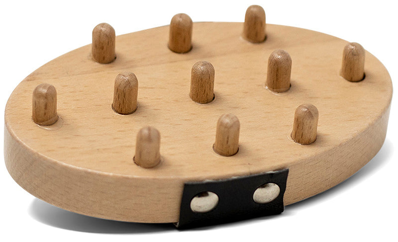 houten speelgoed Paardenverzorgingsset 10 cm bruin