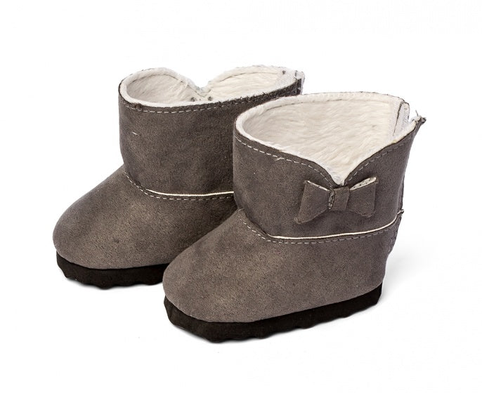 poppenschoentjes winterboots pop 30-35 cm bruin