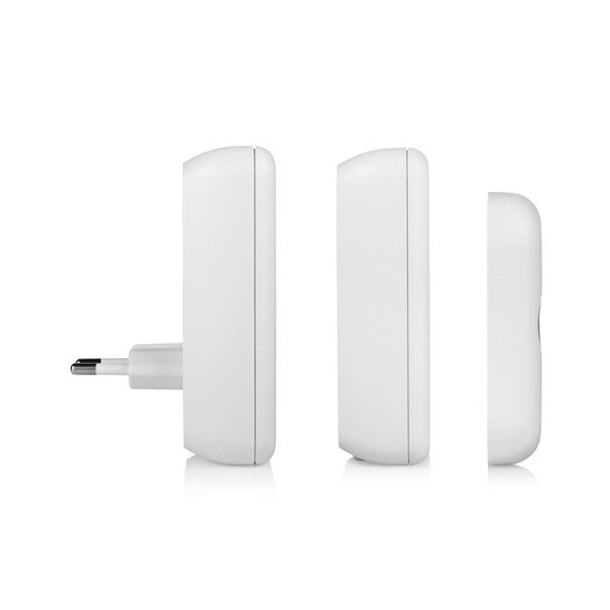 Byron DBY-22314 Draadloze Deurbelset Wit