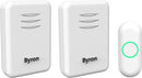Byron DBY-22314 Draadloze Deurbelset Wit