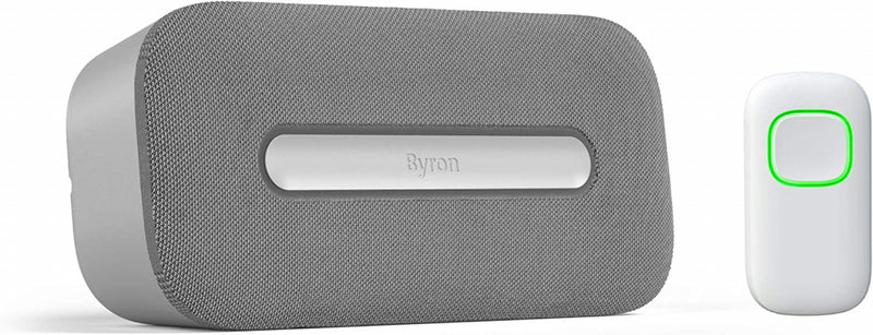 Byron DBY-25931 Draadloze Deurbelset Grijs/Wit